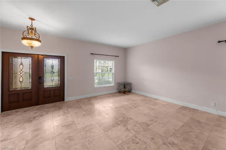 View of tiled entrance foyer