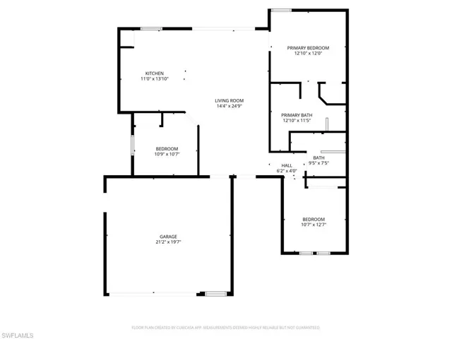 View of floor plan / room layout