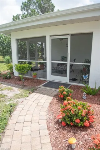 View of exterior entry