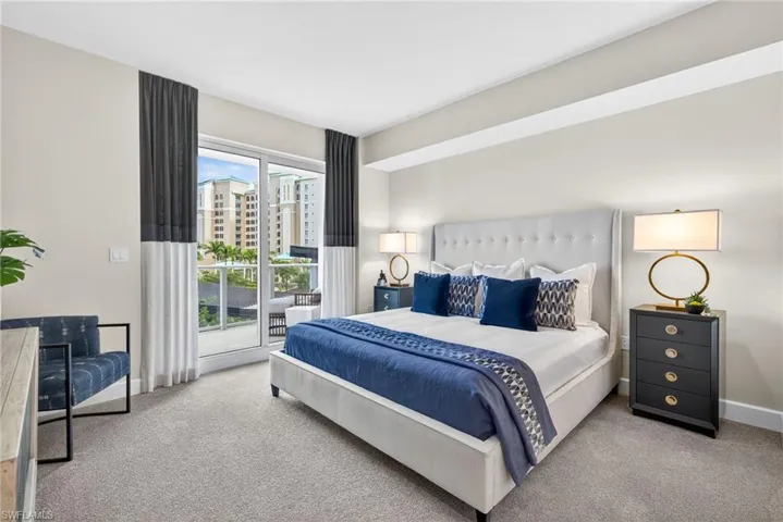 Bedroom 2 cozy and comfortable space featuring an open terrace with bay views
