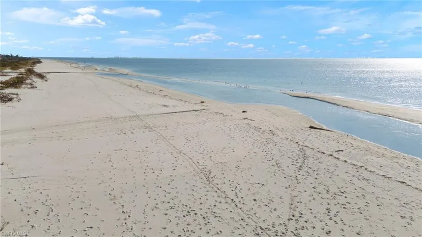 Miles of Shell Laden Beach