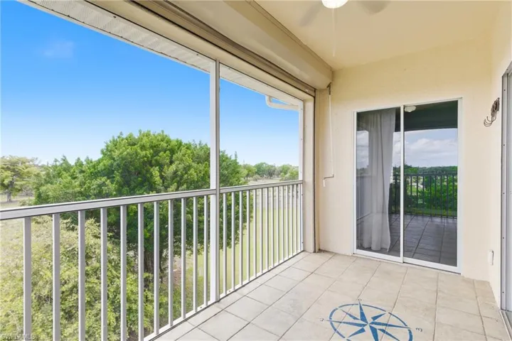Balcony with a sunroom