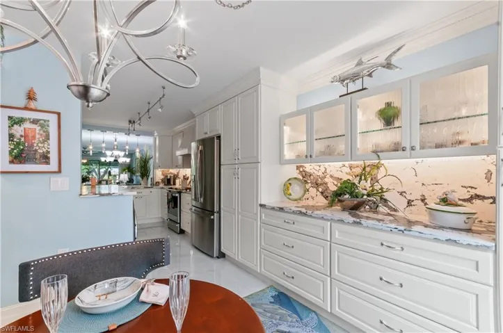 Eat in Kitchen with plenty of storage and countertop space
