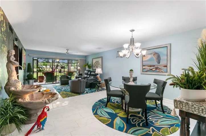Open Dining/Living area