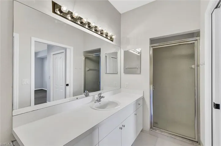 Primary bathroom.