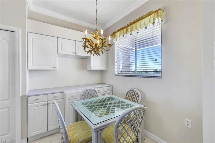Breakfast nook.