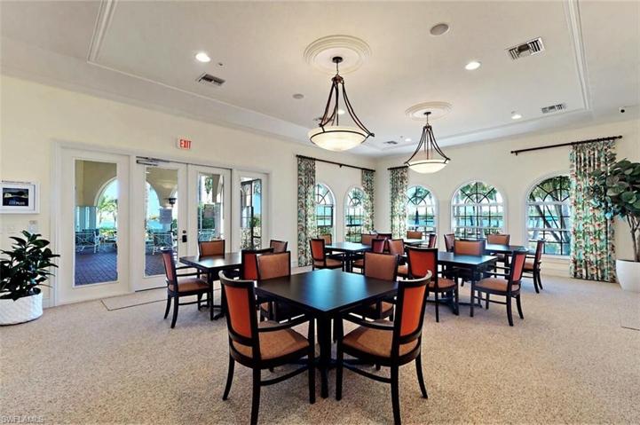 Pre-Ian club dining area