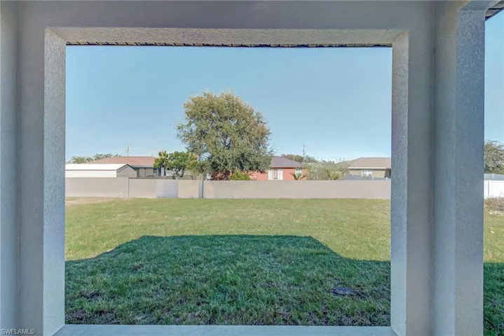 View of yard
