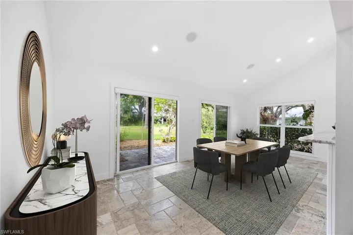 Dining Area Virtually Staged.