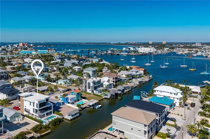 Bird's eye view of a large body of water - Virtually Edited Image