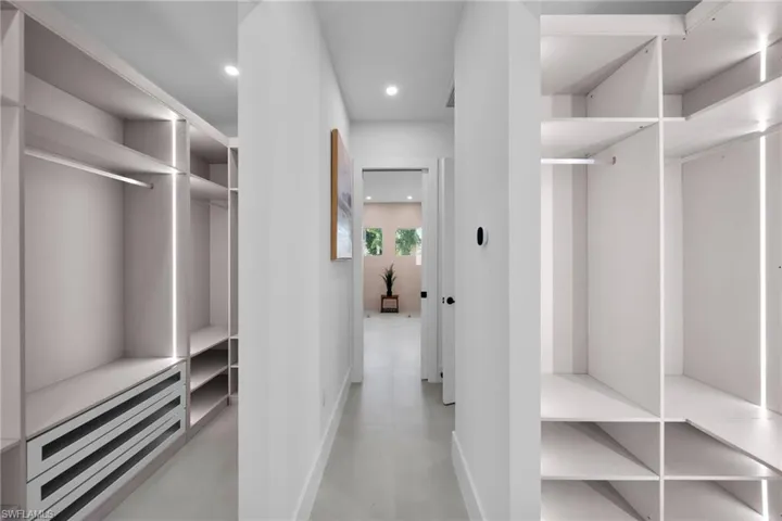 View of spacious closet