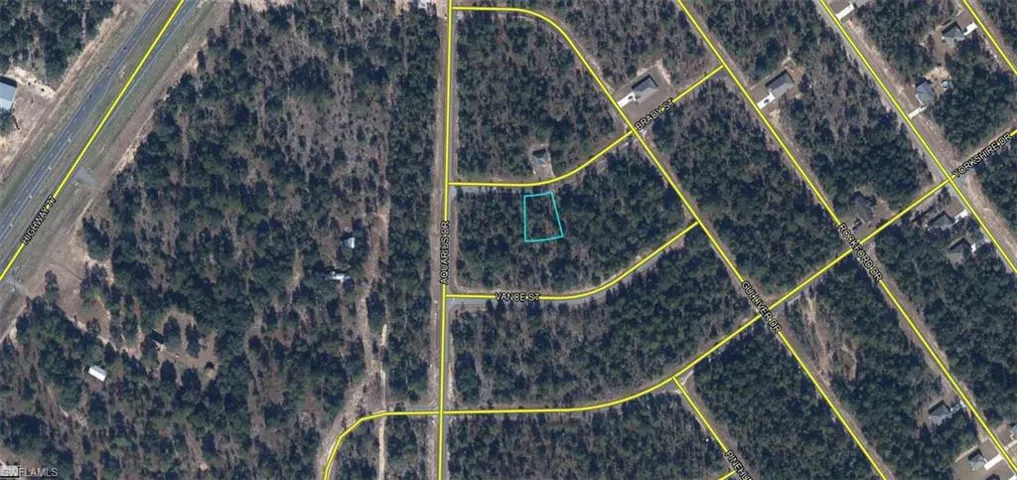 Aerial Map. Illustrating the property's location and surrounding parcels
