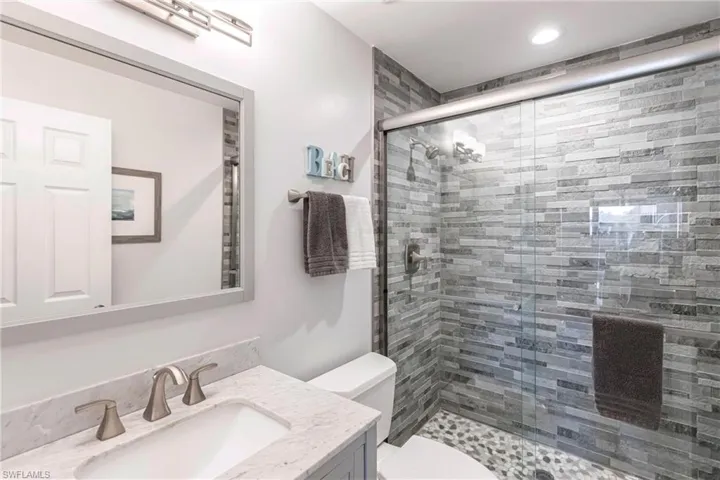 Primary Bedroom remodeled bath