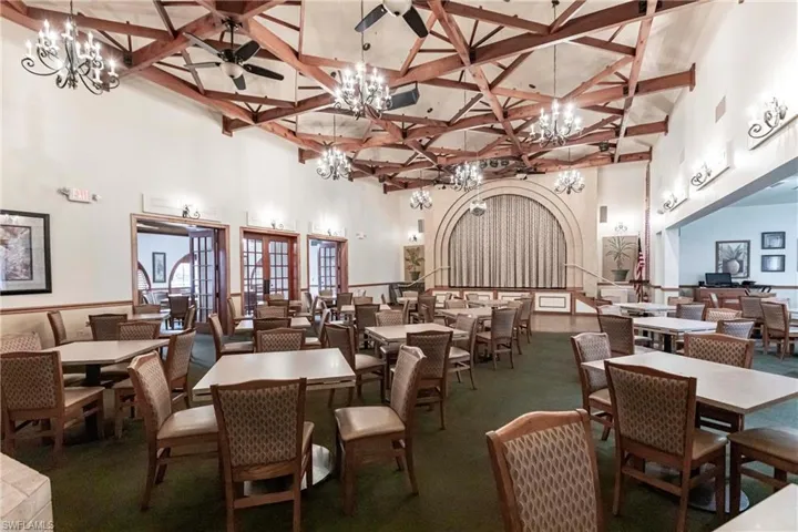Restaurant dining room