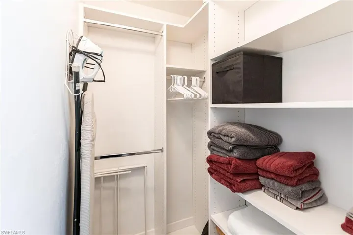 Guest Bedroom closet with organizers