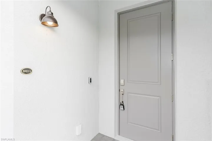 Doorway to property