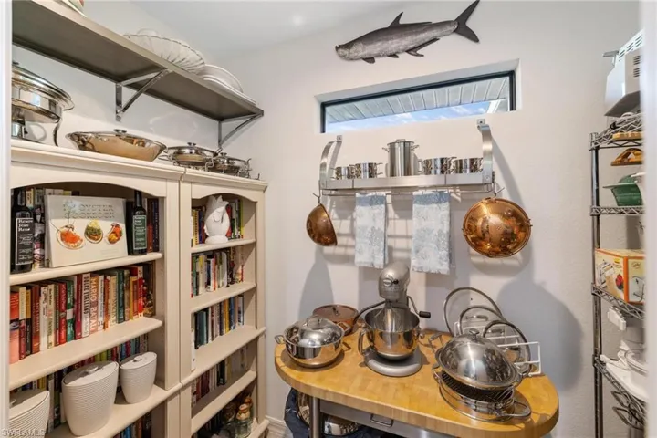 View of custom pantry