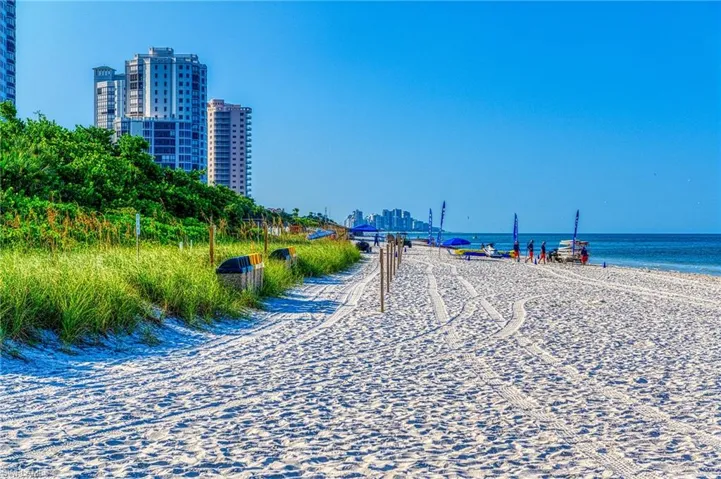Vanderbilt Beach and a water view