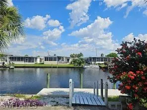 Dock with a water view