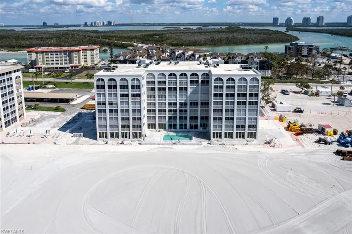 Beach restoration just completed adding width the the sandy beach!