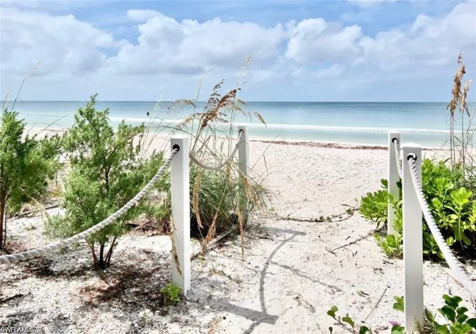 One elevator ride to sink your toes in the sand!
