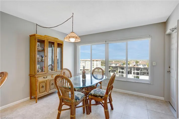 Large picture window with island and bay views!