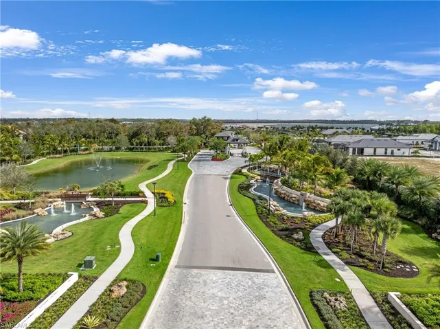 Bird's eye view of a large body of water