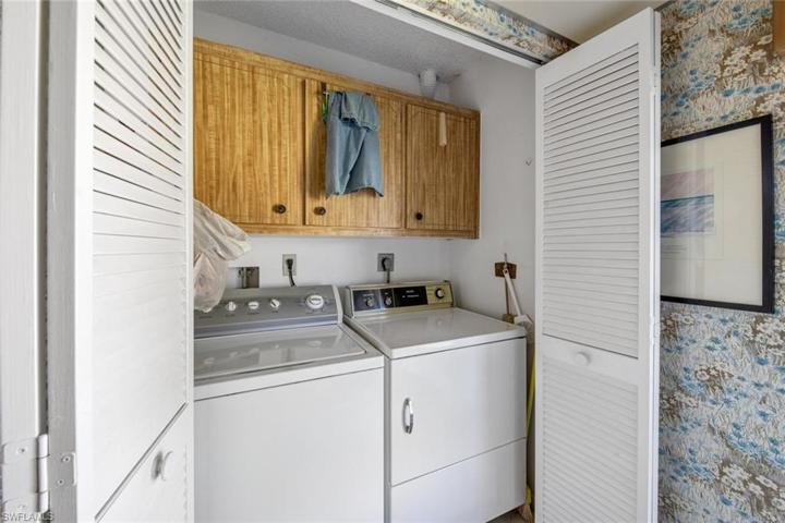 Laundry in kitchen