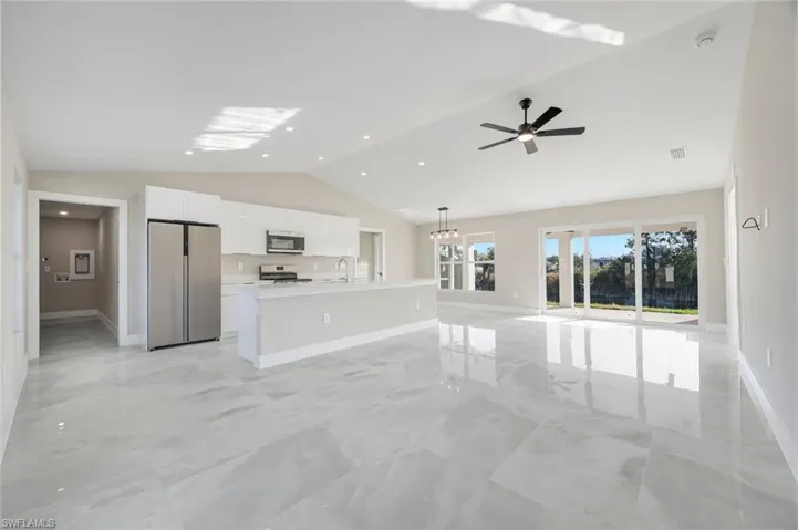 open concept floor plan
