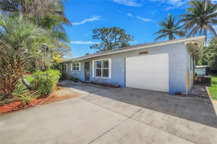 Home includes a one-car attached garage