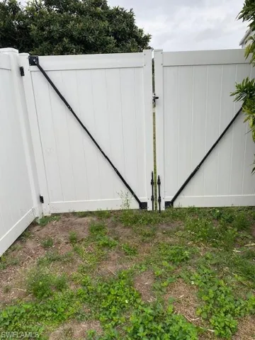 Gate repaired