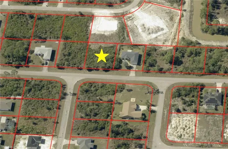 Aerial view of property's location featuring property boundaries highlighted