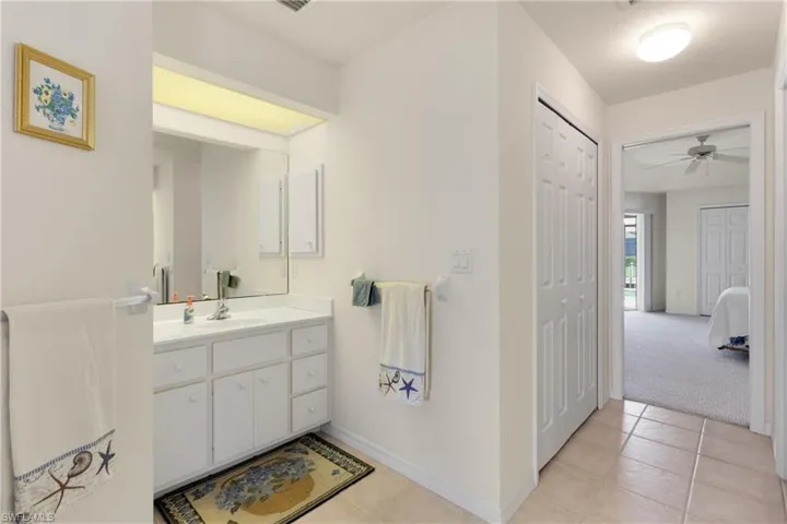 master bath towards closets & bedroom