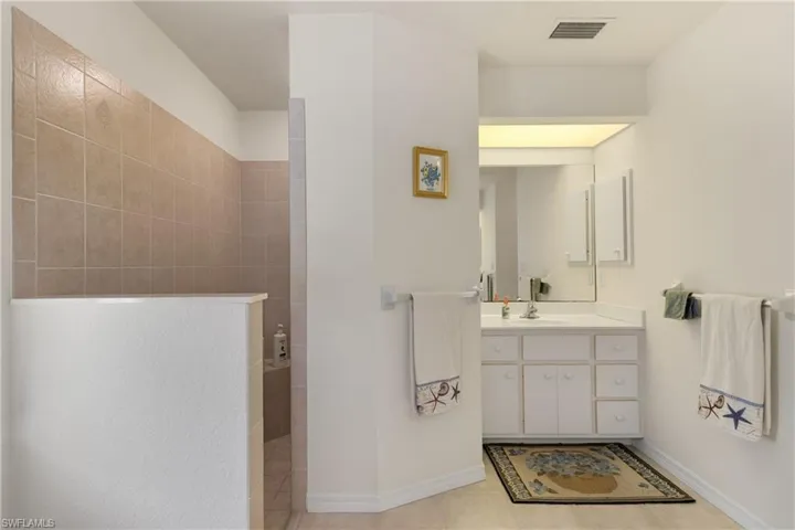 tile shower