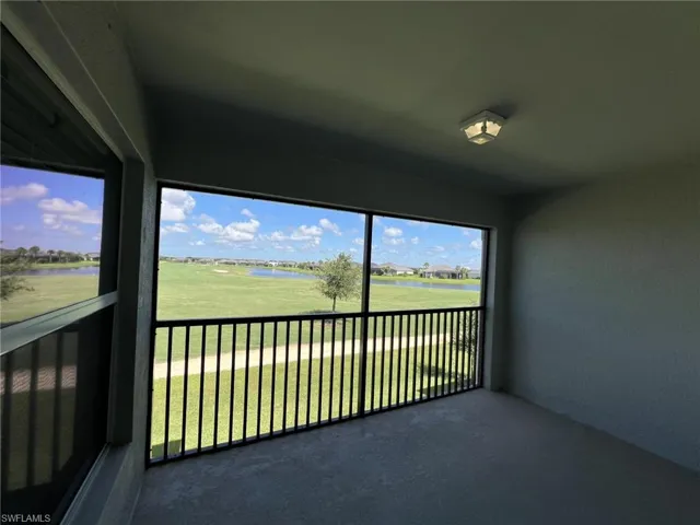 Screened Lanai, sunroom with a water view