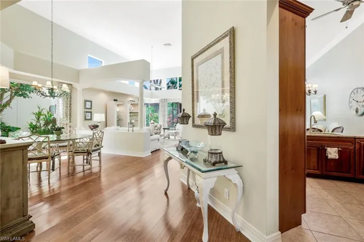 LARGE dining area -- perfect for gathering family and friends together to enjoy culinary creations.