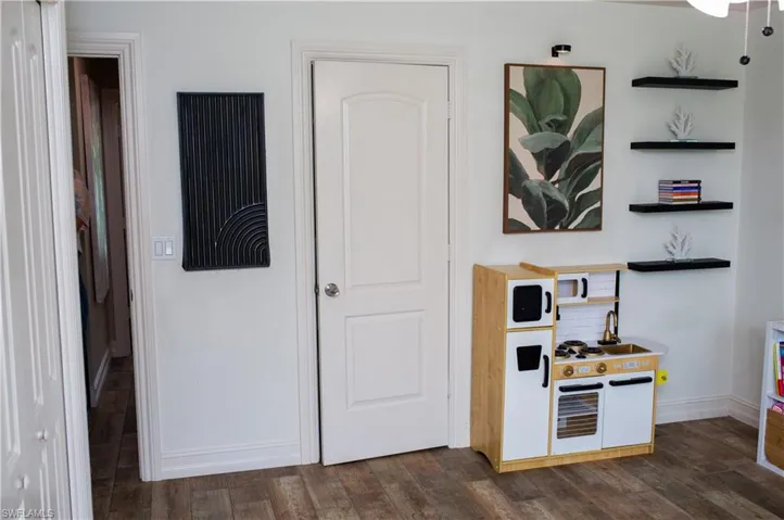 Bedroom that has access to the bathroom