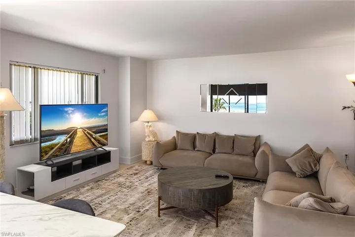 View of living area
