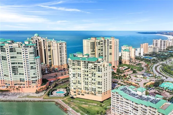 View of urban area with a nearby body of water