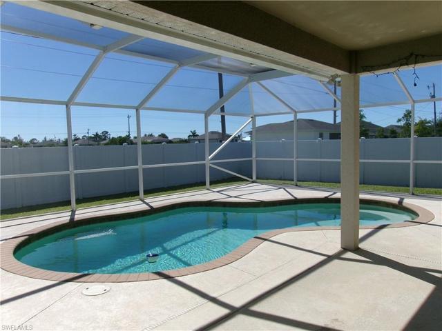 Patio under roof