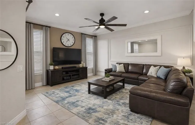 Virtually staged photo