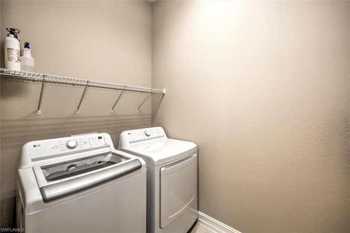In Unit Laundry room