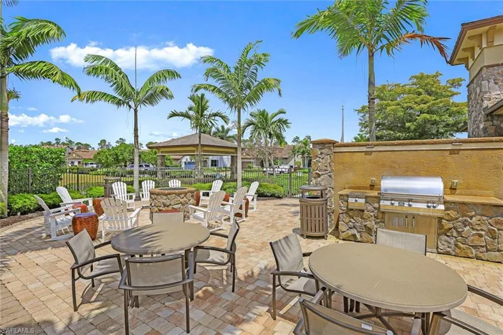 View of terrace featuring a grill and area for grilling