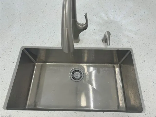 Exterior details with sink