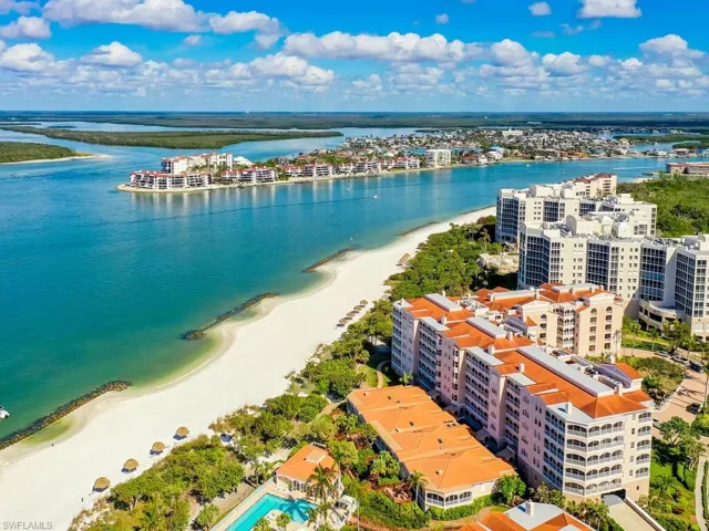Bird's eye view with a beach view and a water view