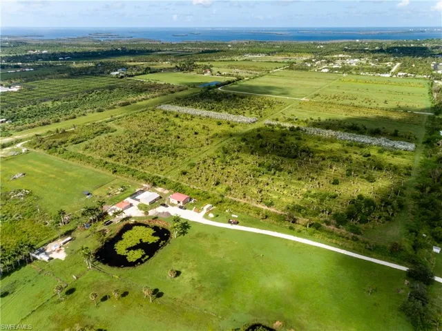 Bird's eye view featuring a rural view