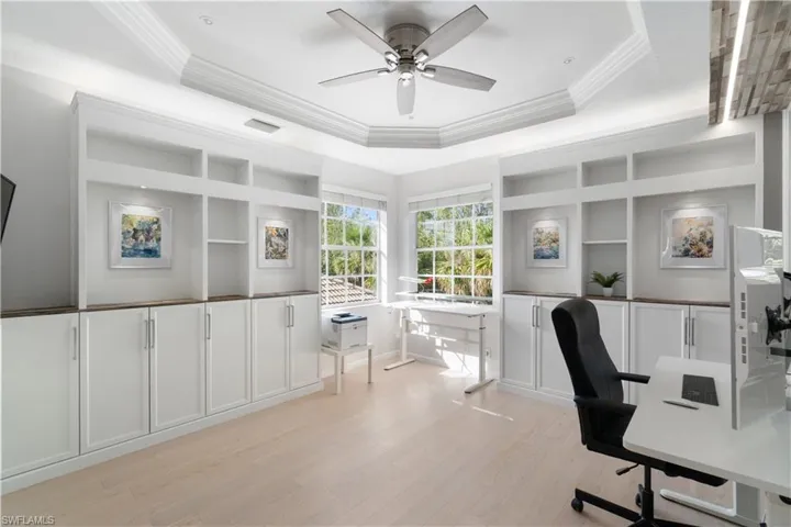 Office with built ins