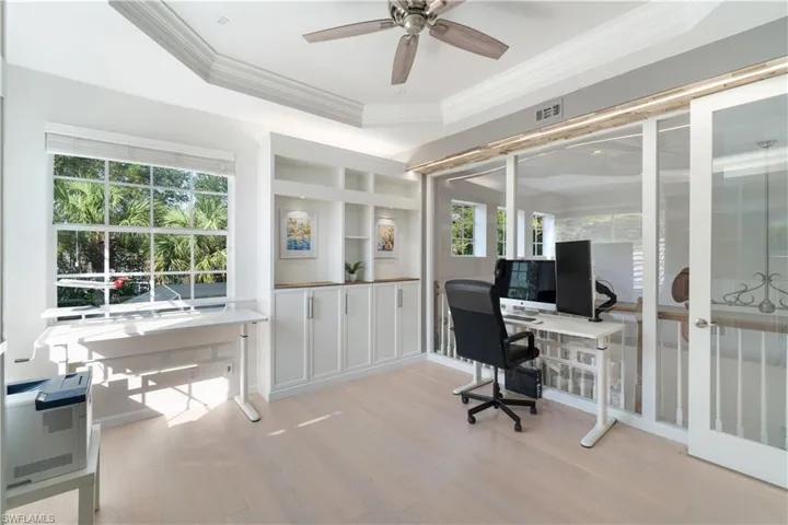 Office with built ins