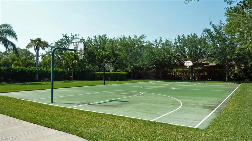 View of basketball court