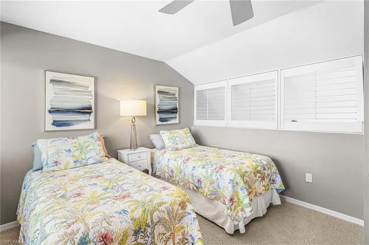 Plenty of room for guests with this third bedroom.